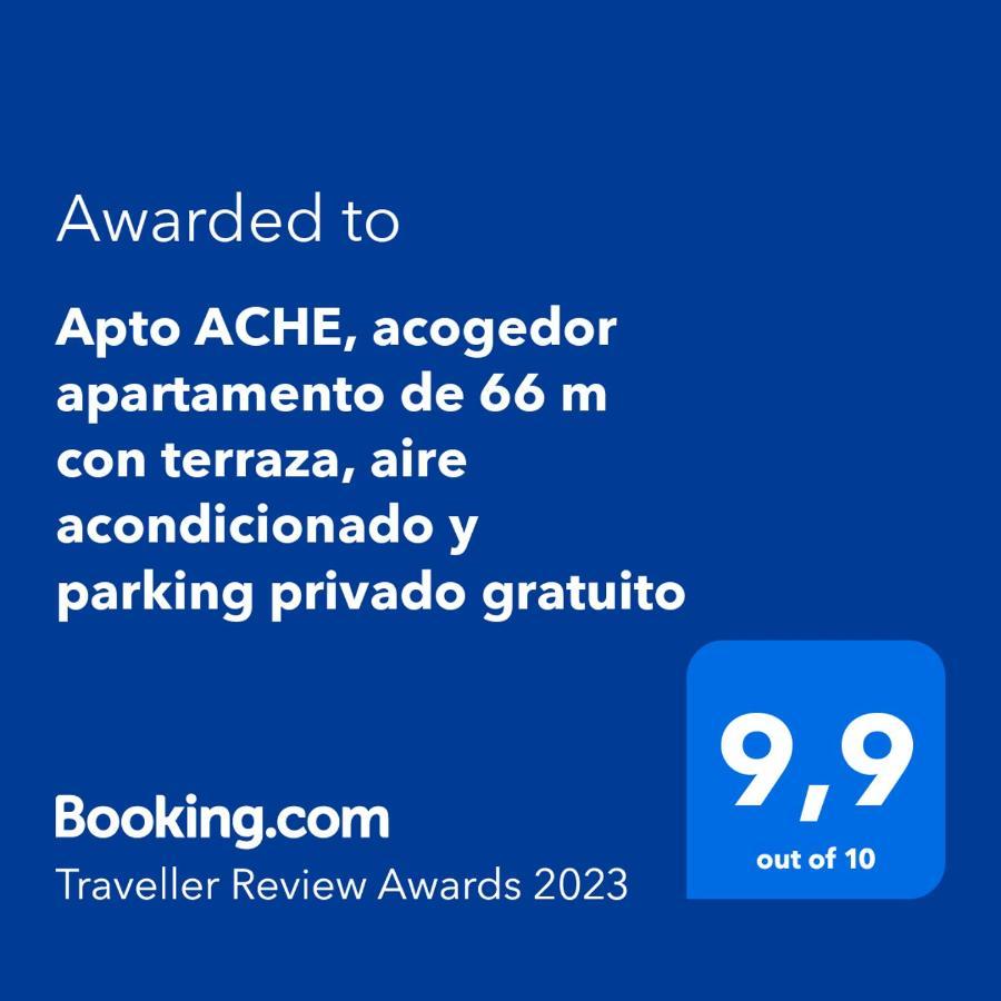 Appartement Apto Ache, Acogedor De 66 M Con Terraza, Aire Acondicionado Y Parking Privado Gratuito