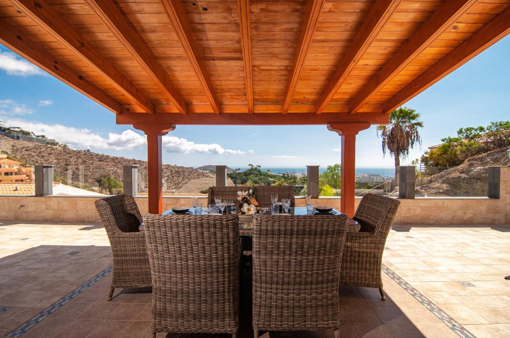 Heated Pool Ocean View Bbq Siam Park Villa Costa Adeje (Tenerife)
