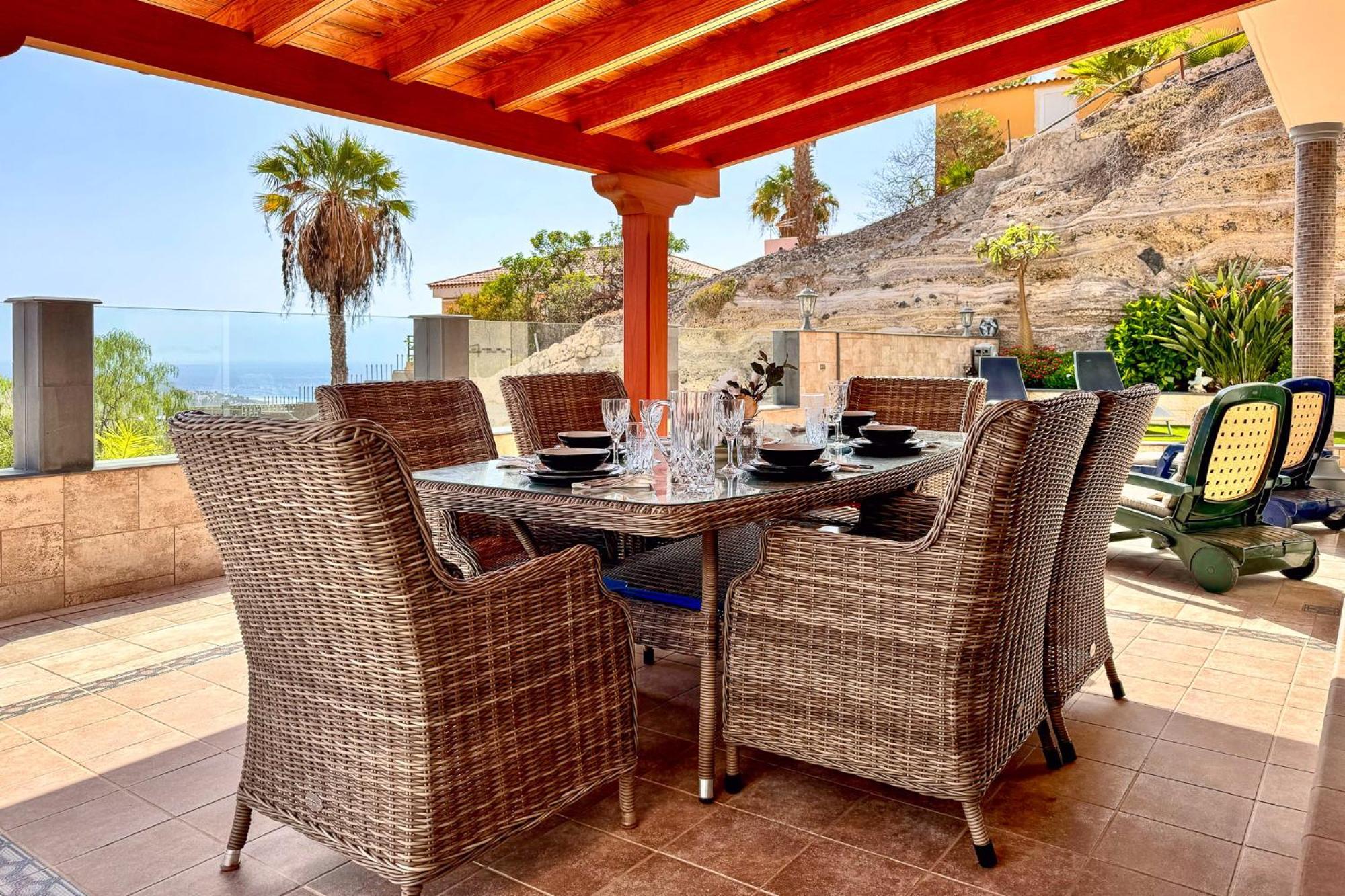Heated Pool Ocean View Bbq Siam Park Villa Costa Adeje (Tenerife)
