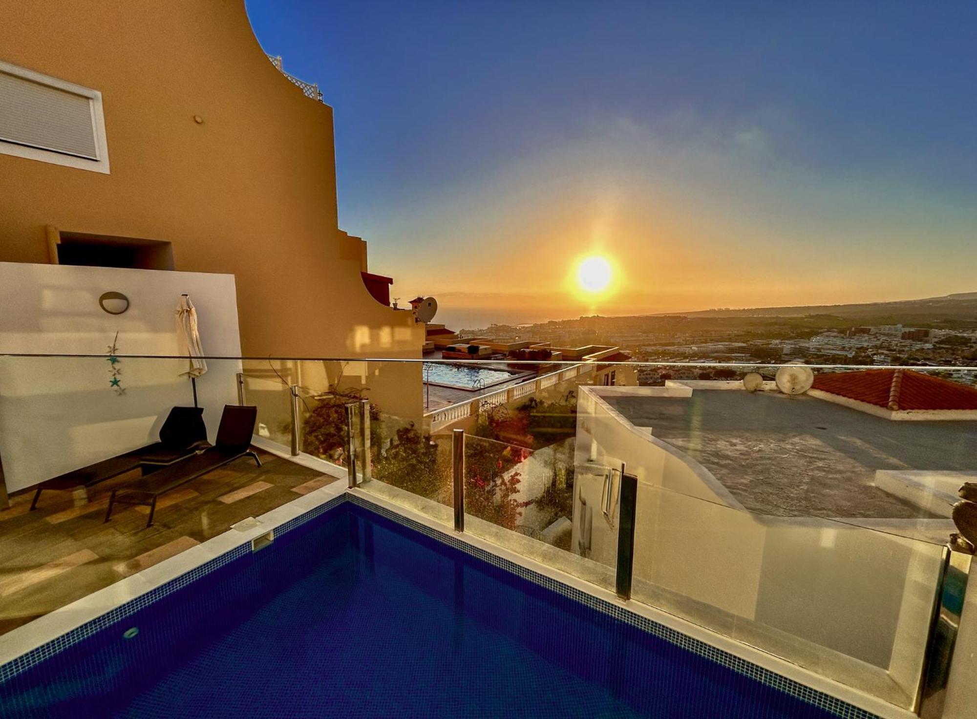 Mirador Balcon Del Atlantico Y Piscina Privada * Costa Adeje (Tenerife)