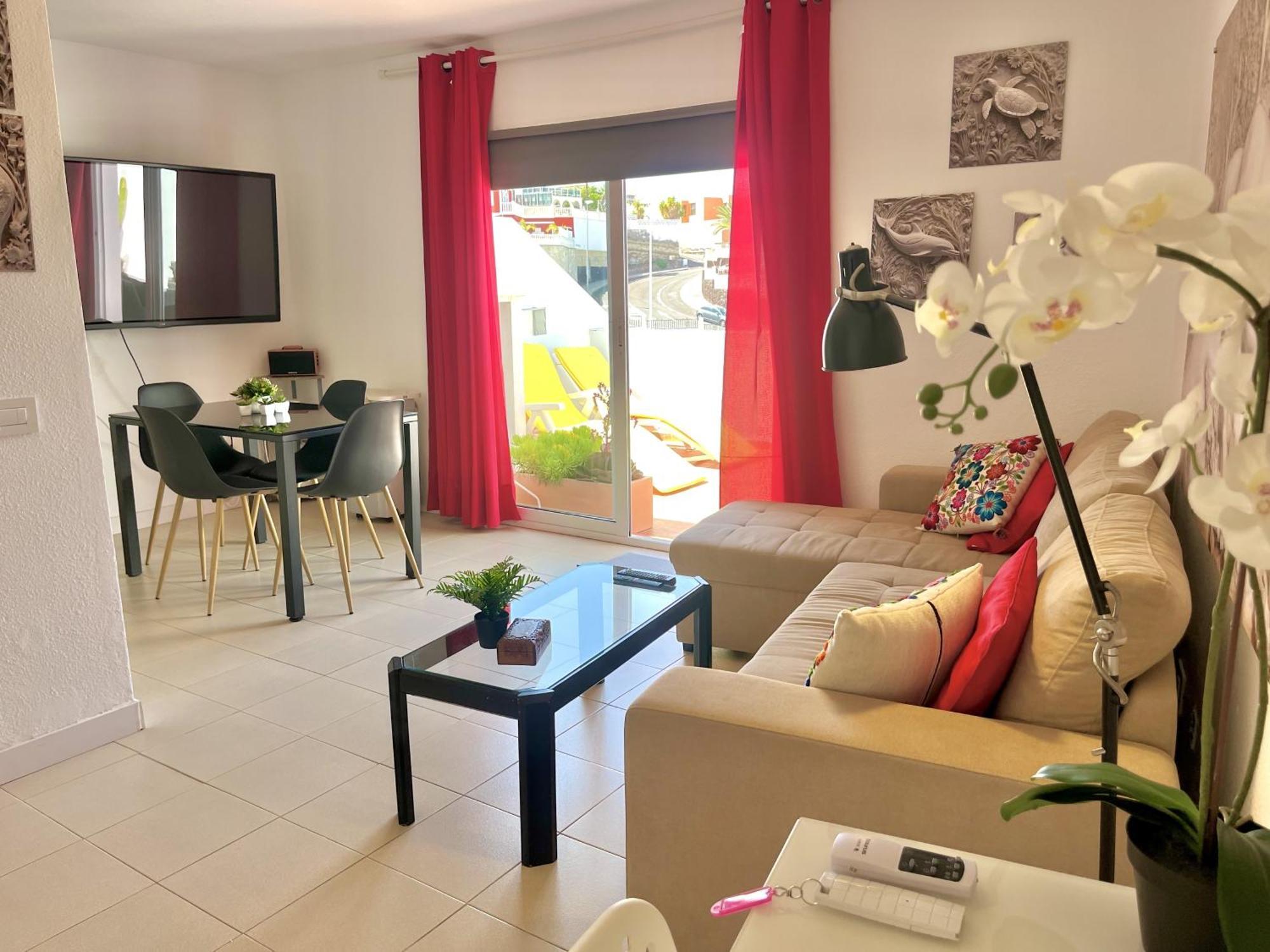 Apartamento Valley Vista Mar Piscina Tv Sat Costa Adeje (Tenerife)
