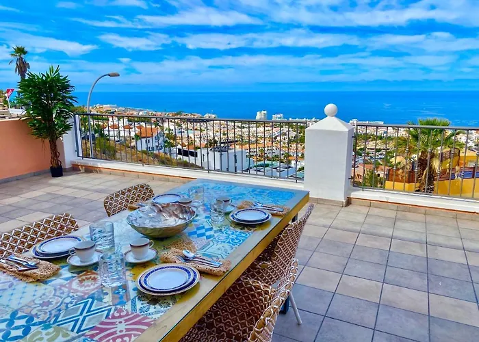 Blue Diamond Luxury Apartment With Amazing Seaview In Costa Adeje
