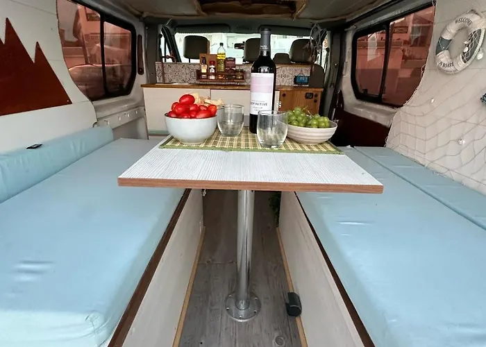 Camper Van Orange Crab