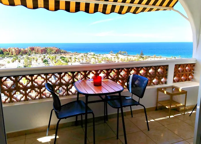 Palm-Mar Appartement Celeste 250M De L\'Ocean Vue Mer Panoramique