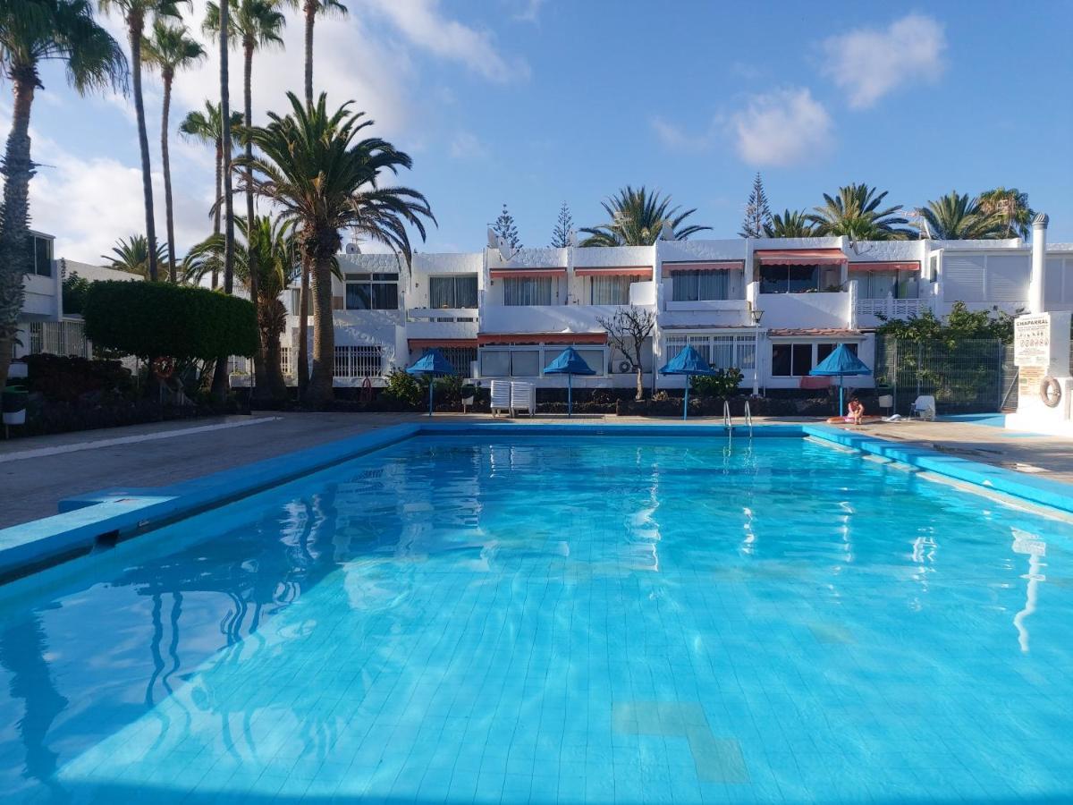 Canarian Blue Tropical Garden View & Pool Apartment Costa Del Silencio