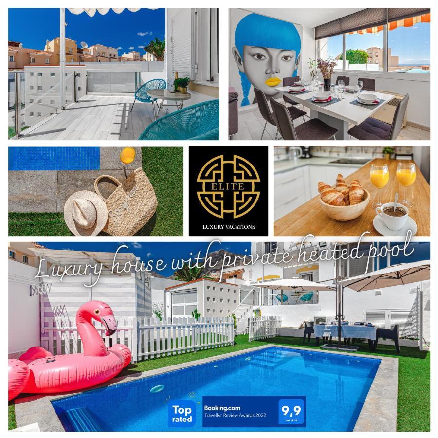 Luxury House With Private Heated Pool, Bbq And Private Parking Hébergement de vacances *
