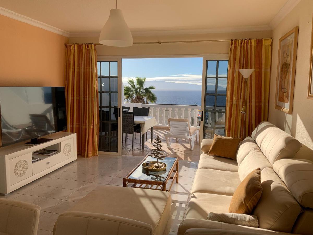 Appartement Ocean Pearl, Luxurioeses Haus, Meerblick, Grosse Sonnenterrasse, Teneriffa Sued, Gigantes, 600m Zum Strand, 200m Zum Ort, Ruhig
