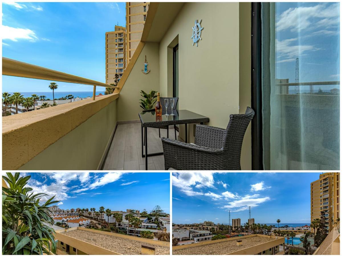 Apartamento Newly Reformed With Sea View And Pool, Near The Beach, In Playa De Americas