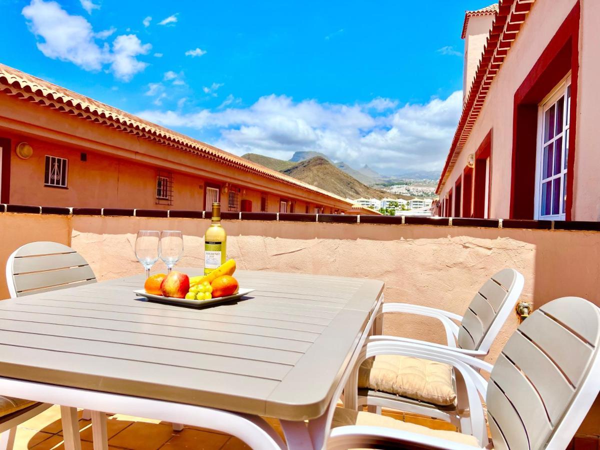 !!! Relaxing View, The Heights With Terrace And Heated Pools, Cristianos Apartment *