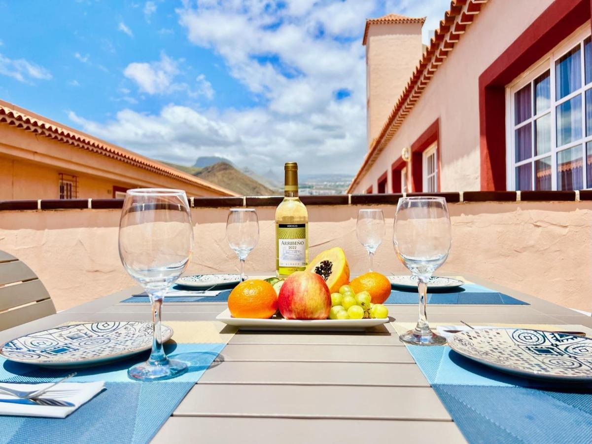 !!! Relaxing View, The Heights With Terrace And Heated Pools, Cristianos