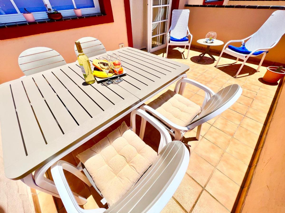 !!! Relaxing View, The Heights With Terrace And Heated Pools, Cristianos Apartment *