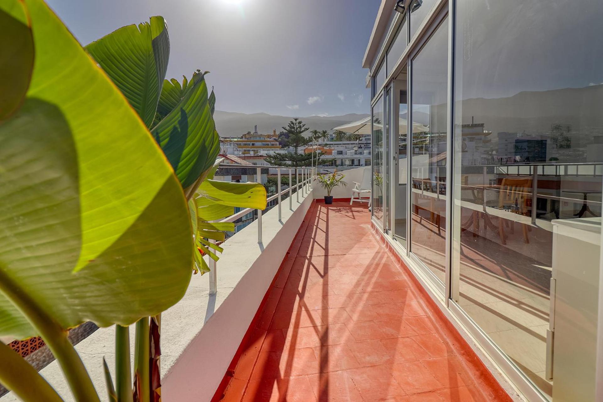 Apartment Spacious Penthouse With King-size Bed, Huge Terrace, Ocean & Teide View Puerto de la Cruz (Tenerife)