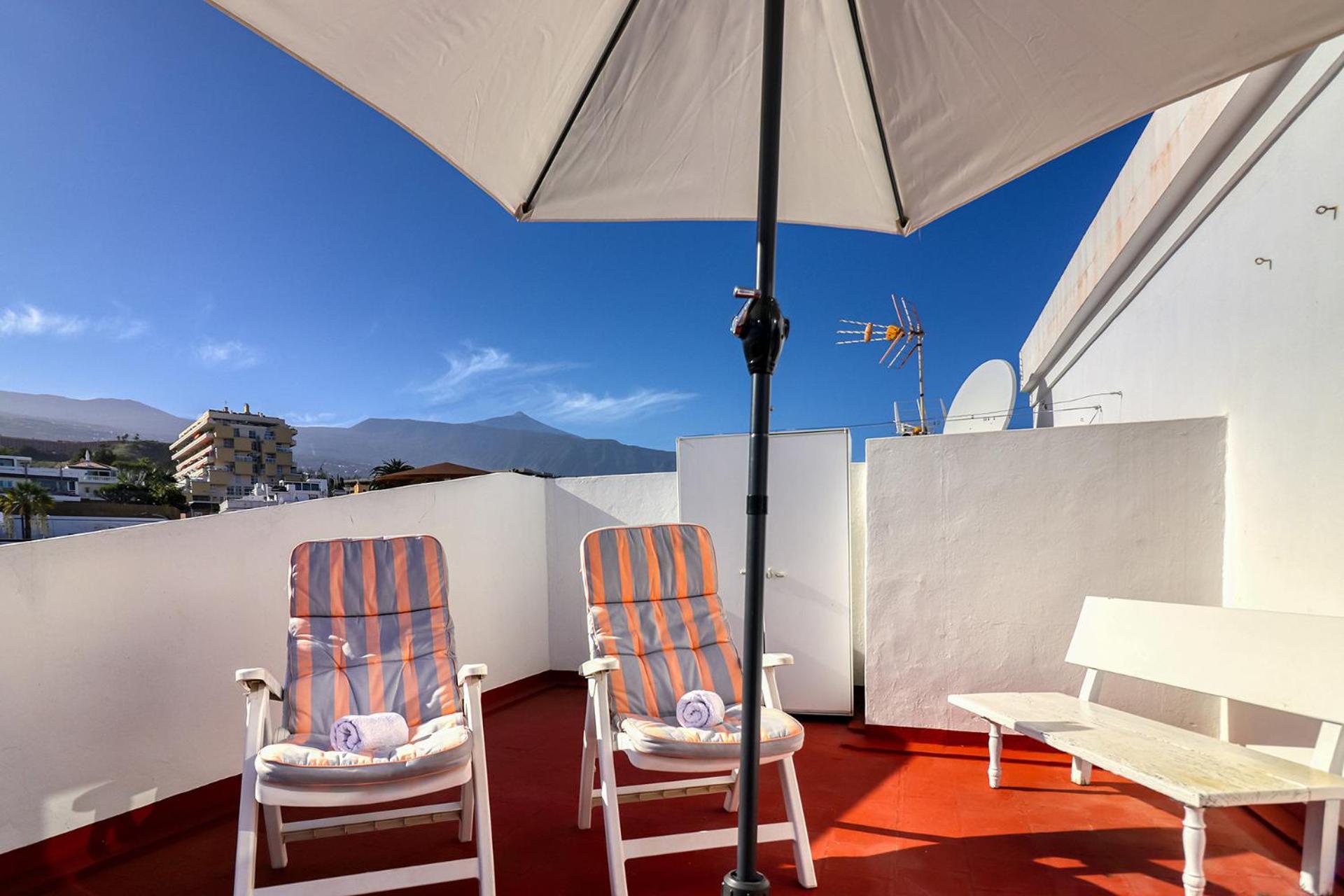 Appartement Spacious Penthouse With King-size Bed, Huge Terrace, Ocean & Teide View Puerto de la Cruz (Tenerife)