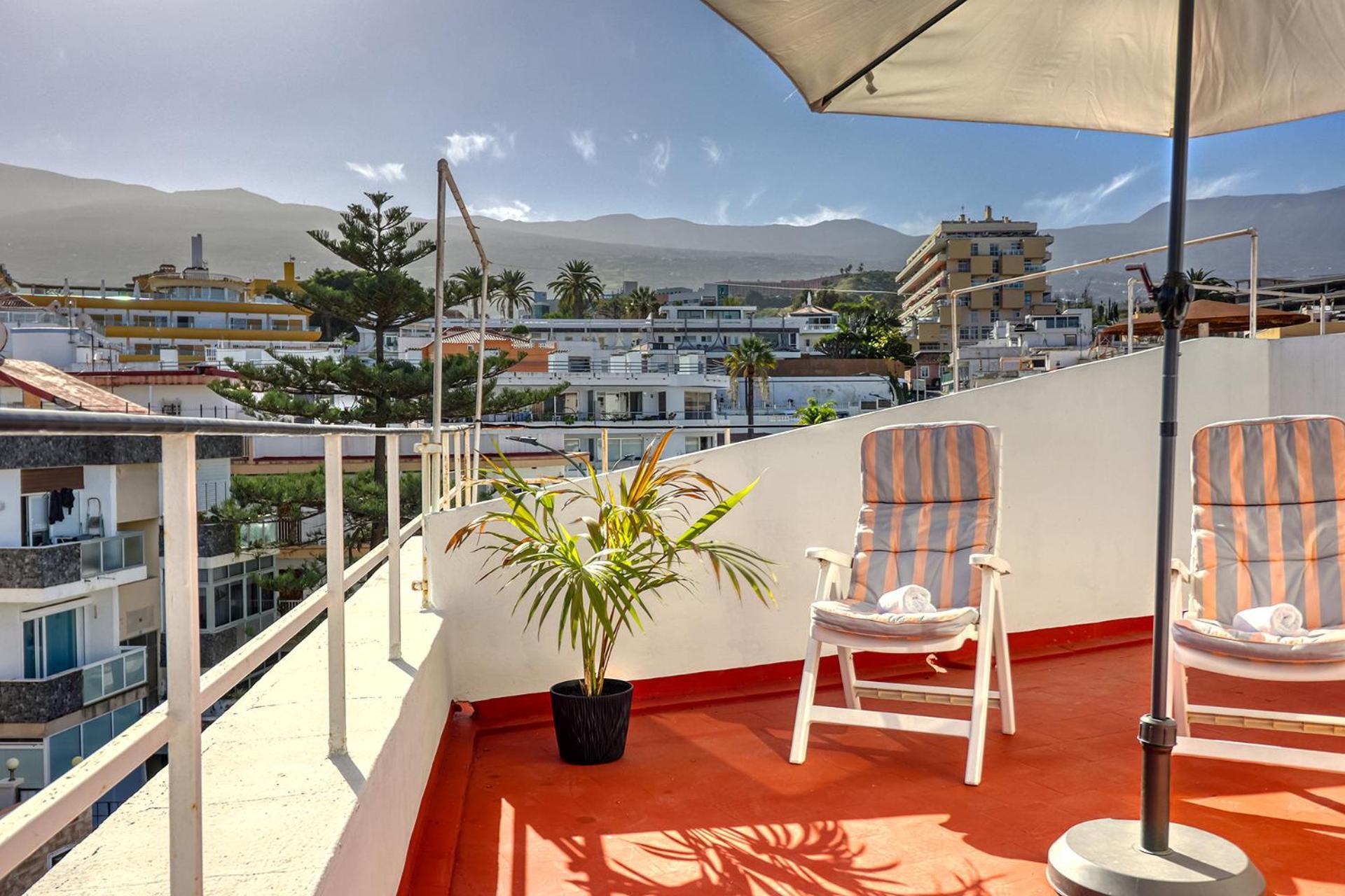 Appartement Spacious Penthouse With King-size Bed, Huge Terrace, Ocean & Teide View Puerto de la Cruz (Tenerife)