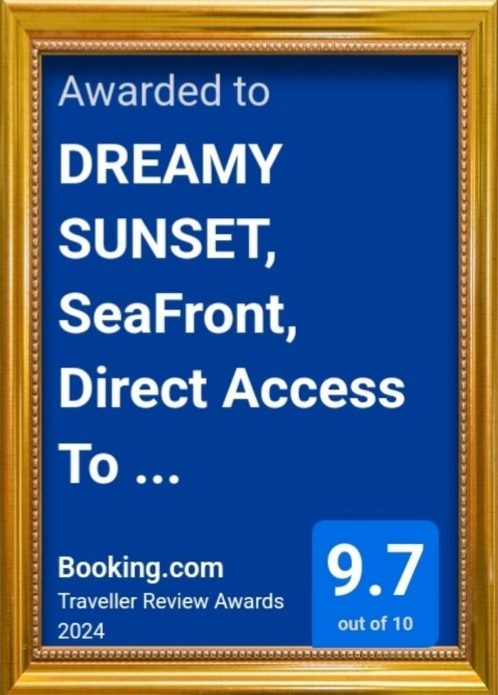 Luxory Dreamy Sunset, Seafront, Direct Access To The Promenade,wifi,pool,free Parking *