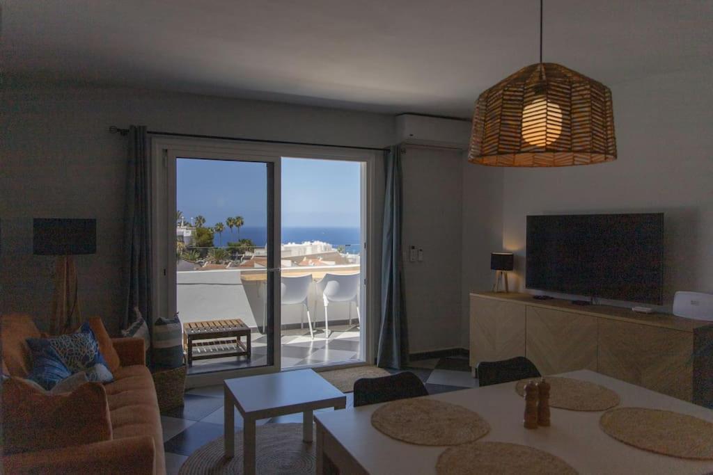Serenity Ocean View 1br With Pool In Valley Costa Adeje *
