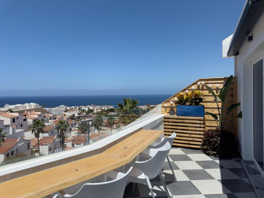 Serenity Ocean View 1br With Pool In Valley Costa Adeje