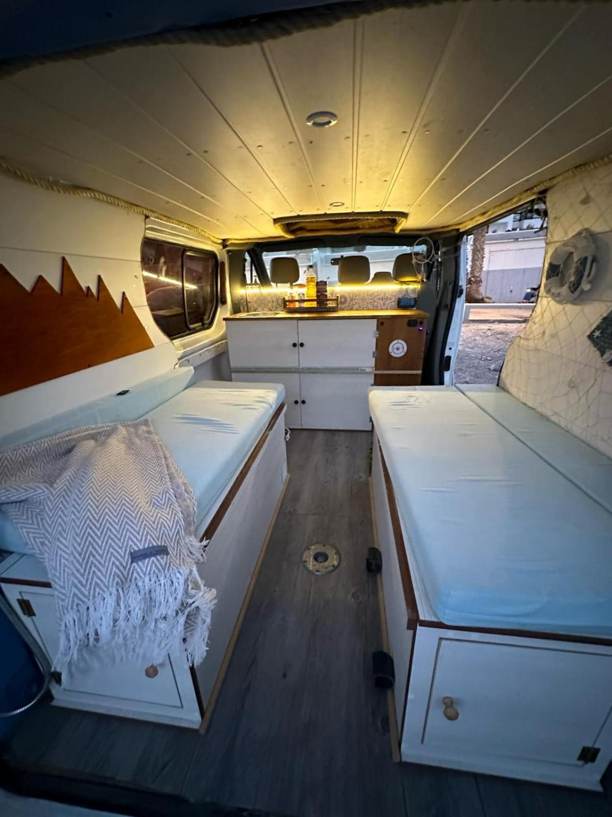 Camper Van Orange Crab Campsite *
