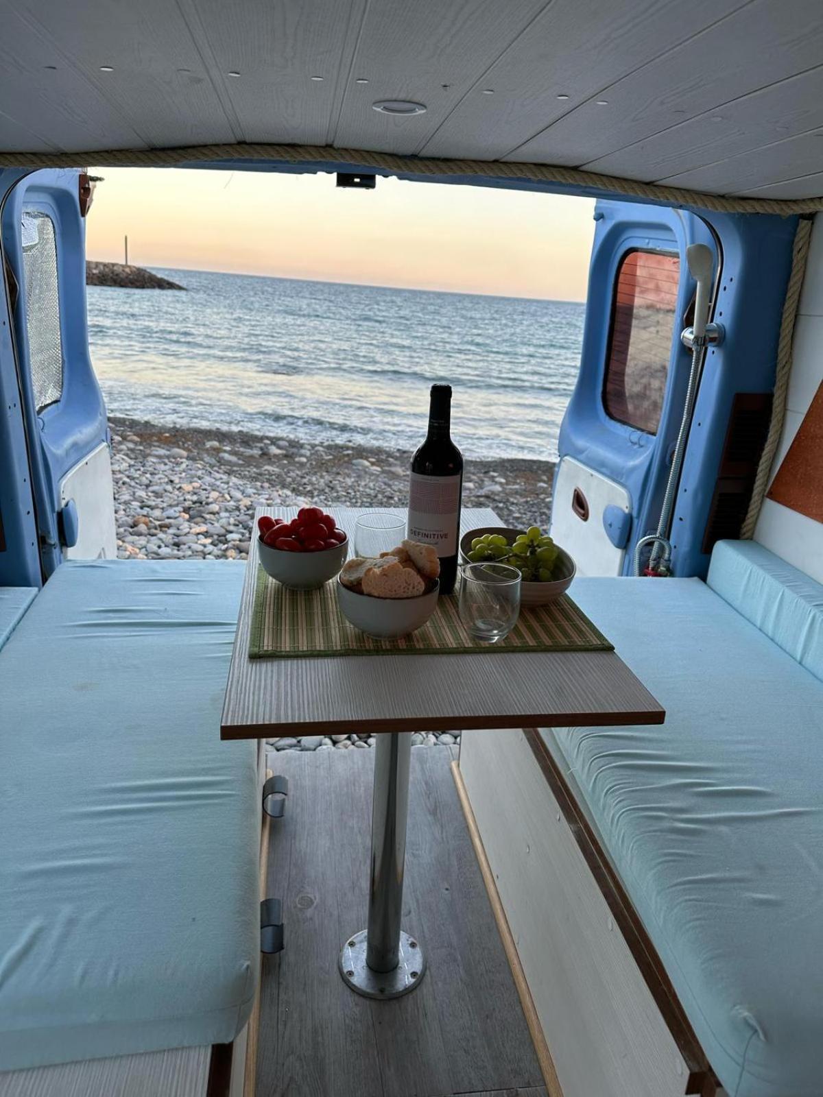 Camper Van Orange Crab Los Abrigos
