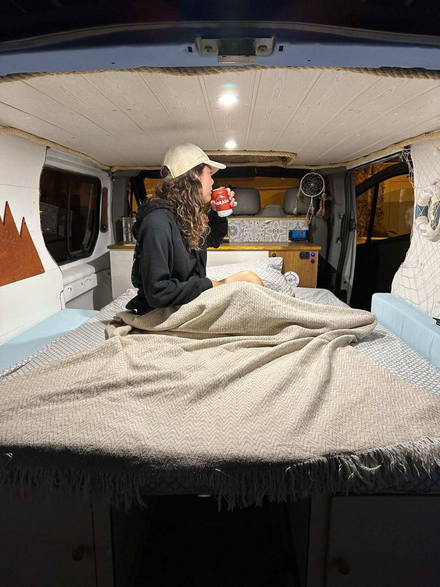 Camper Van Orange Crab Campsite