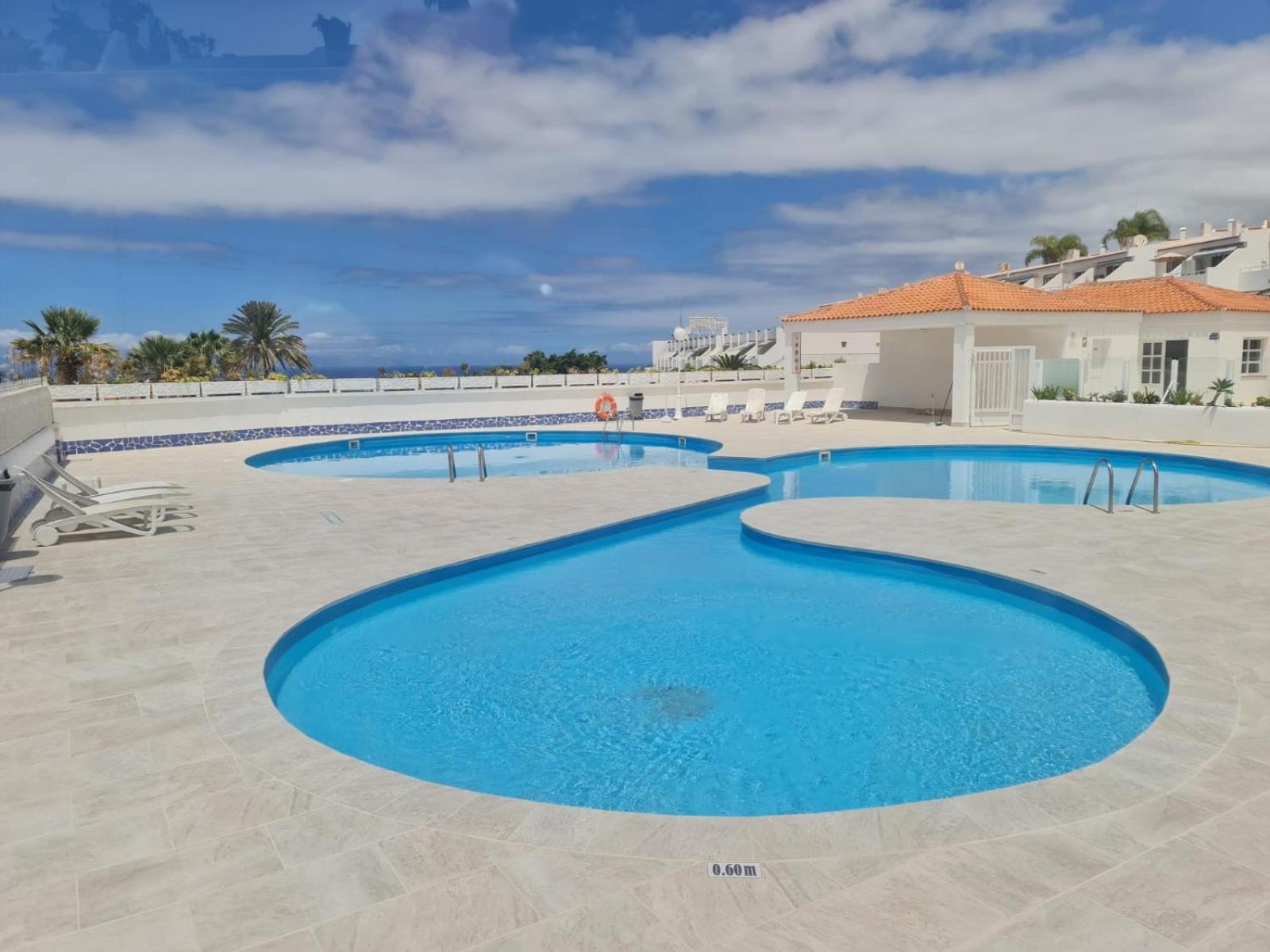 Serenity Ocean View 1br With Pool In Valley Costa Adeje