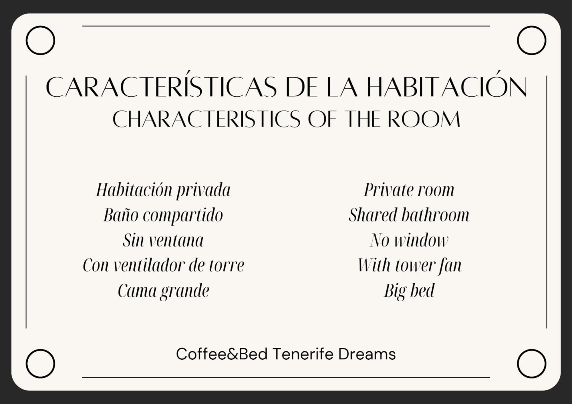 Tenerife Dreams Coffee&bed Hostel Santa Cruz de Tenerife