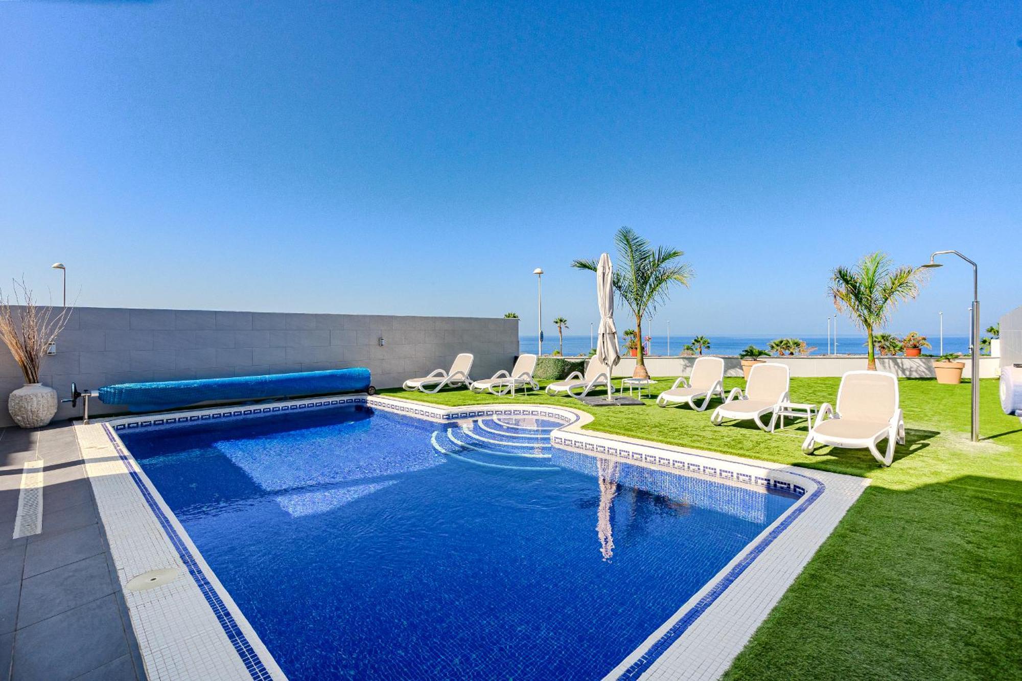 Villa Elisabetta, Luxury With Heated Pool Ocean View In Adeje, Tenerife Costa Adeje (Tenerife)