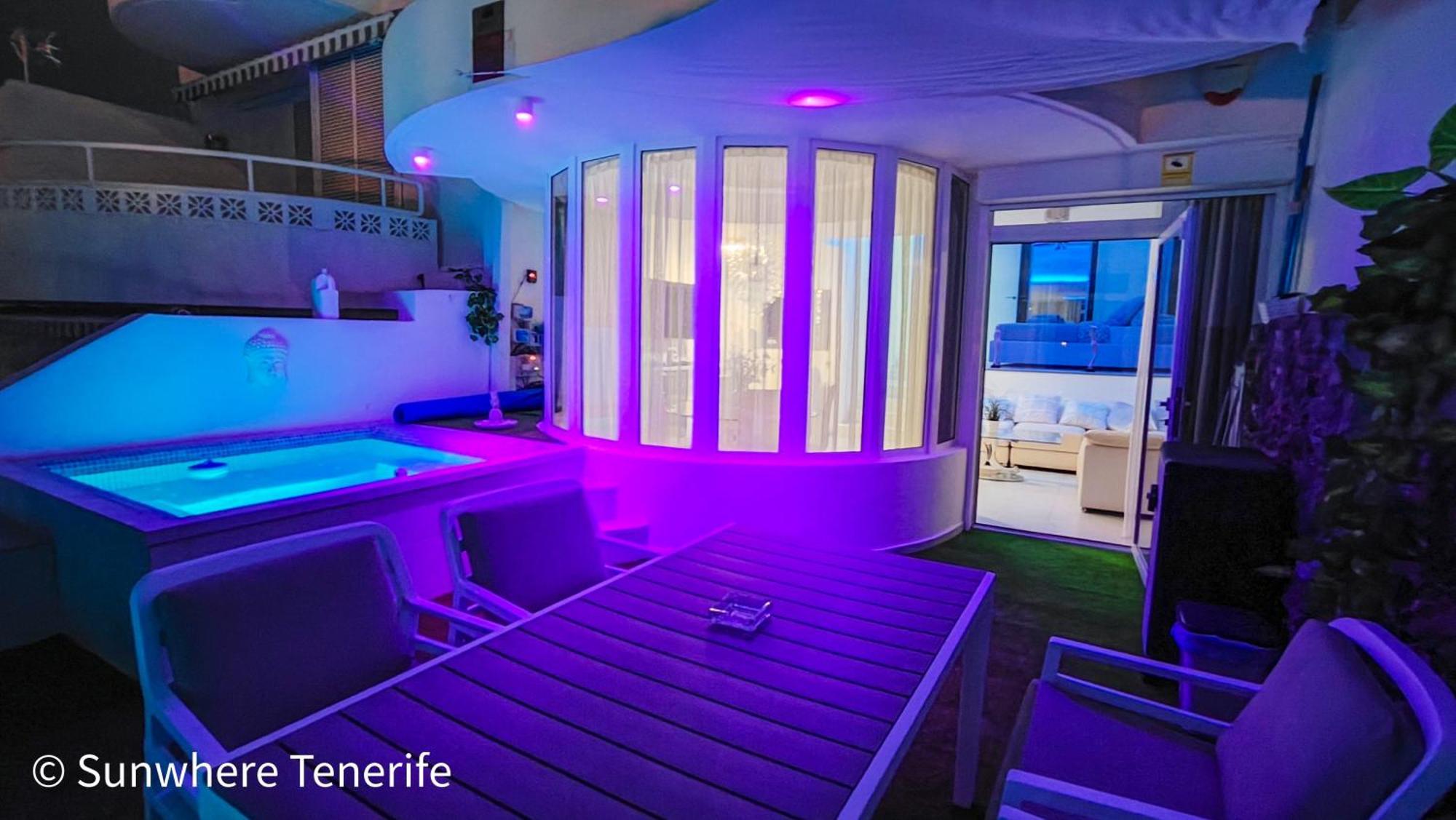 Sunset - Private Pool And Jacuzzi With Oceanview Villa Costa Adeje (Tenerife)