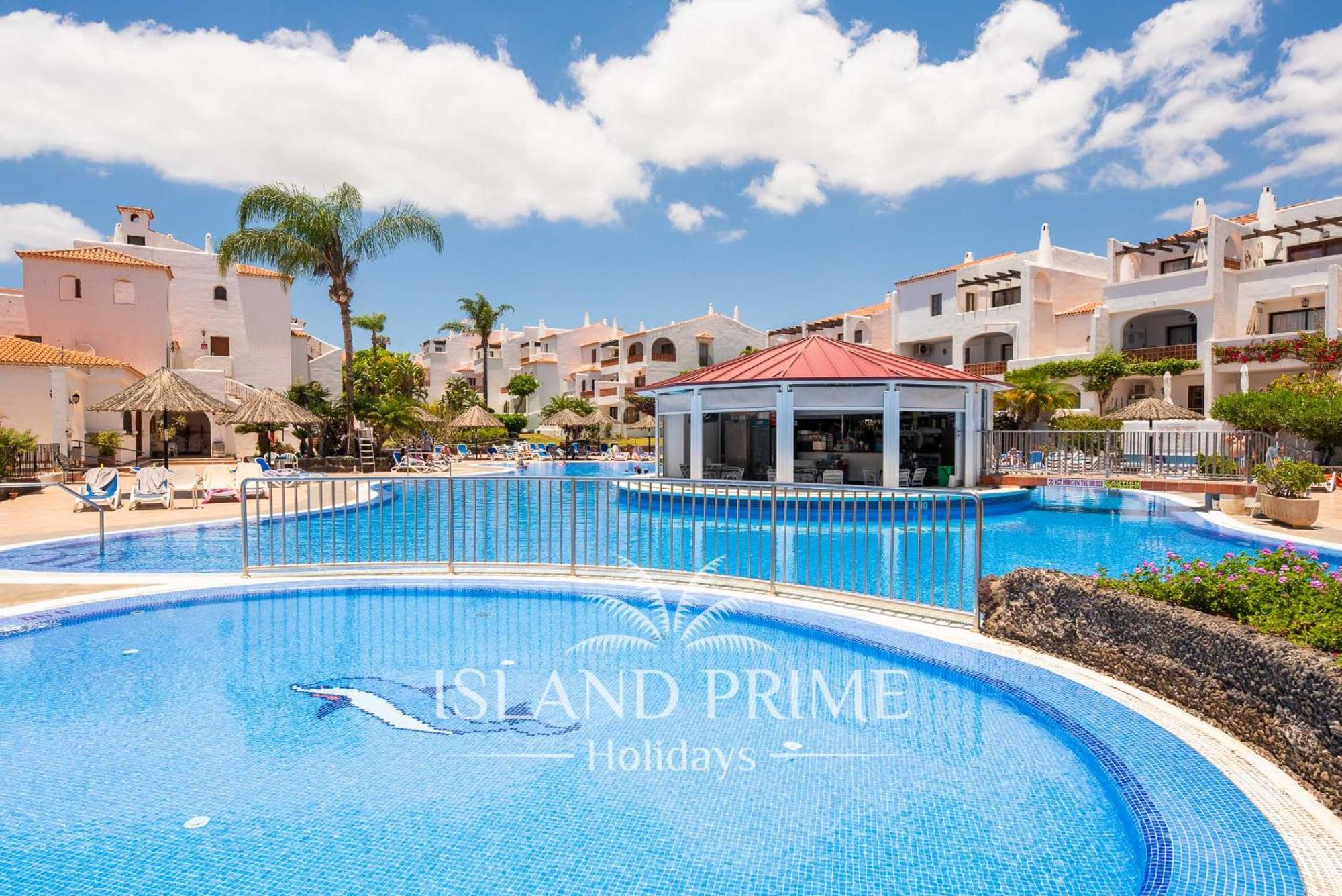 Apartment Heated Pool Complex In Amarilla Golf Fcb20 San Miguel de Abona