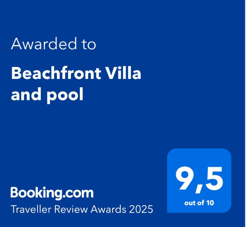 Villa Beachfront And Pool *