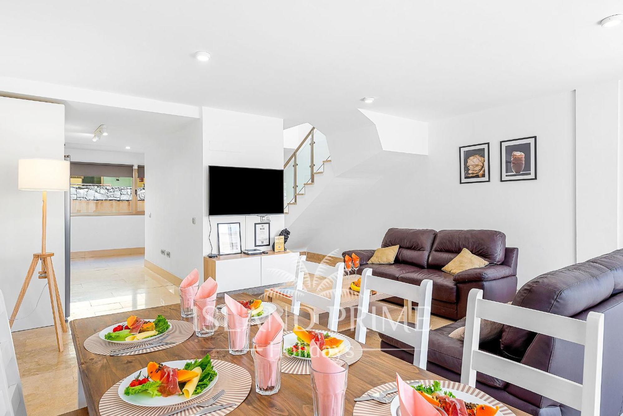 Modern Townhouse In Seaside Complex In Amarilla Golf Sbv48 * San Miguel de Abona
