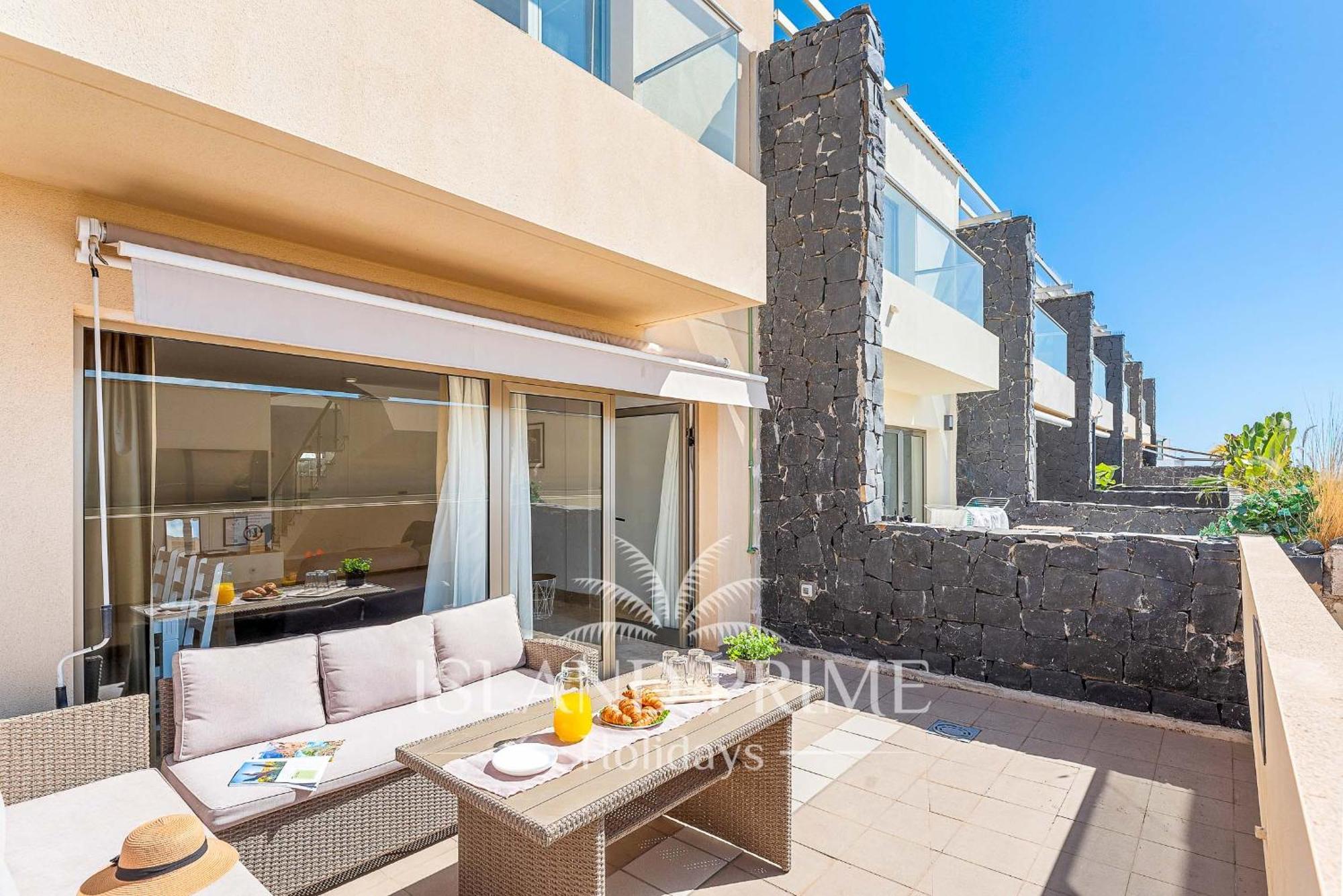 Modern Townhouse In Seaside Complex In Amarilla Golf Sbv48 * San Miguel de Abona