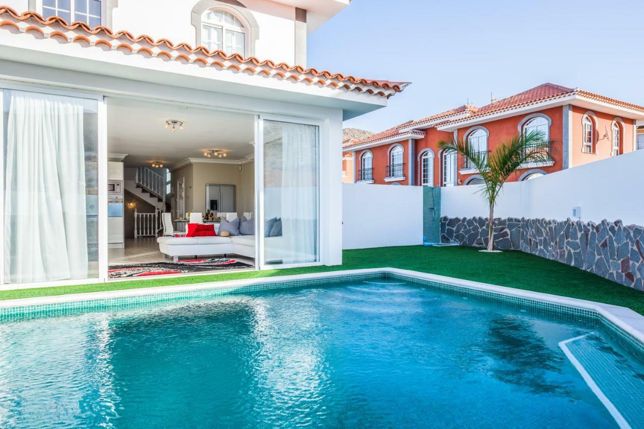 Luxury White With Sea View, Heated Pool Villa Costa Adeje (Tenerife)