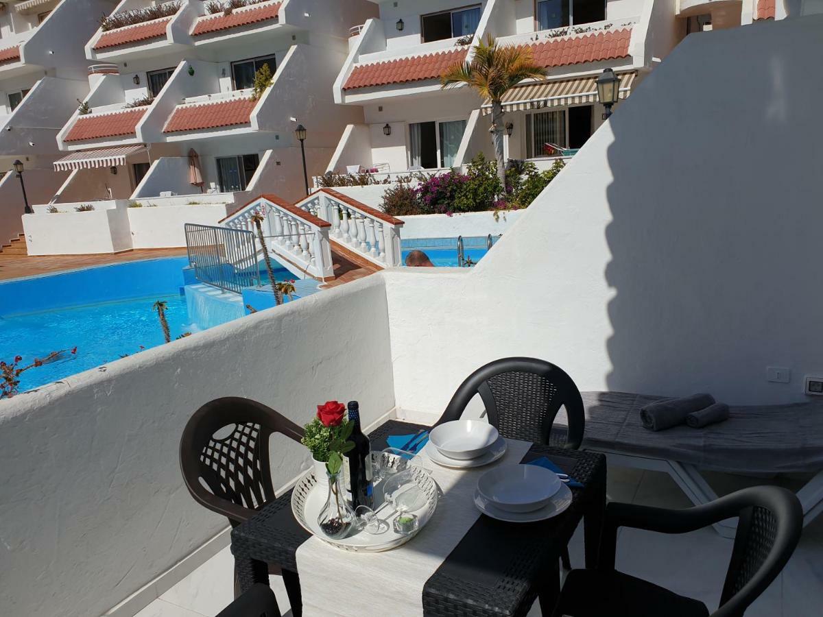 Casa Flores With Heated Pool, Only 490 Meters To The Beach, Balcony, Wifi * Arona (Tenerife)