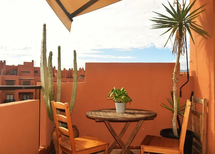 Alquilaencanarias El Medano Sotavento A, Terrace & Pool
