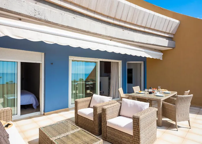 Beach Apartment With Terrace And Private Parking