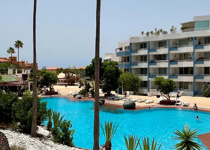 Air Conditioning, Private Parking And Fully Equipped Kitchen In Hotel Room In Golf Del Sur, Tenerife