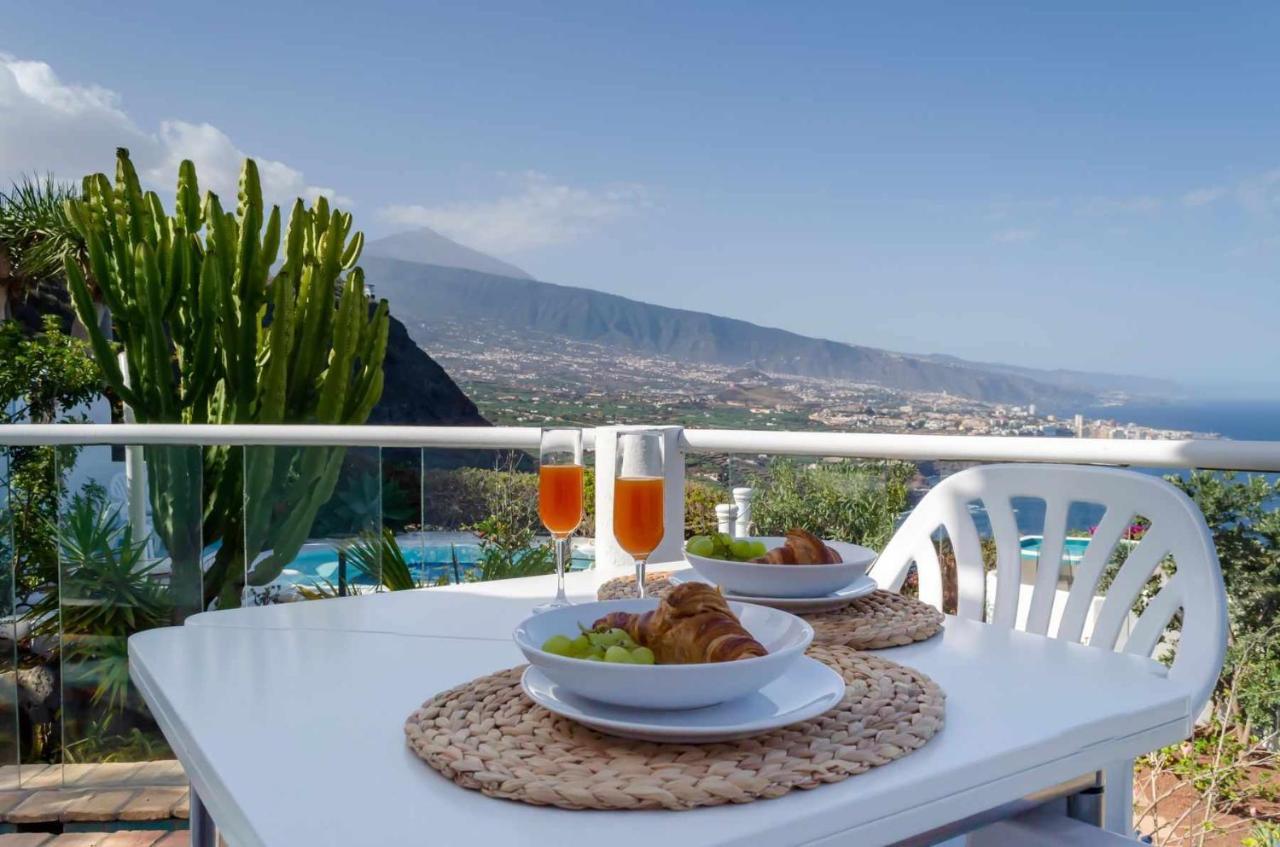 Villa Con Vistas Espectaculares Al Mar Y Al Teide Flores Paraiso *