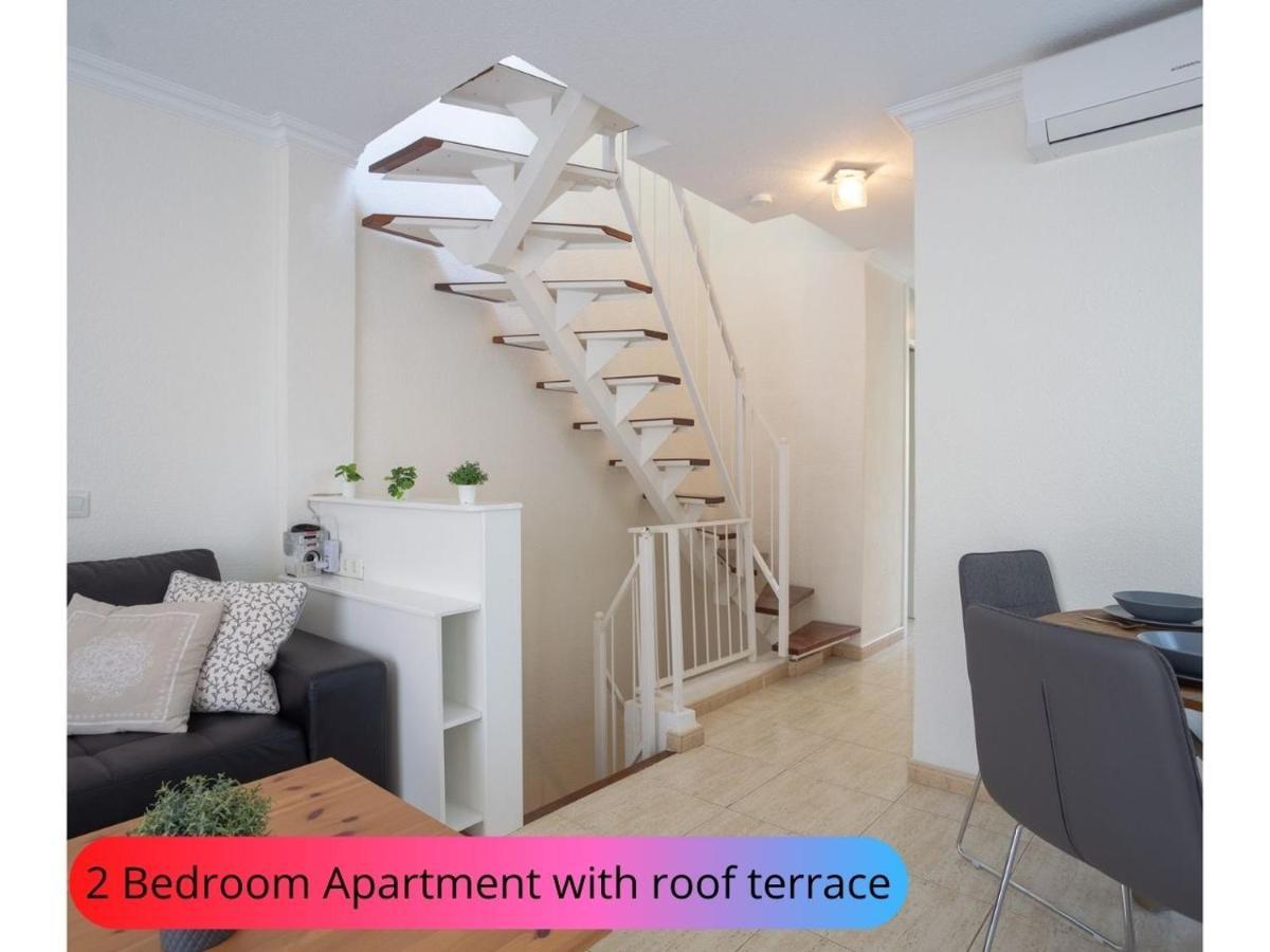 Desirable Rooftop Terrace , 2 Bedroom With Wifi In Costa Adeje Appartement *