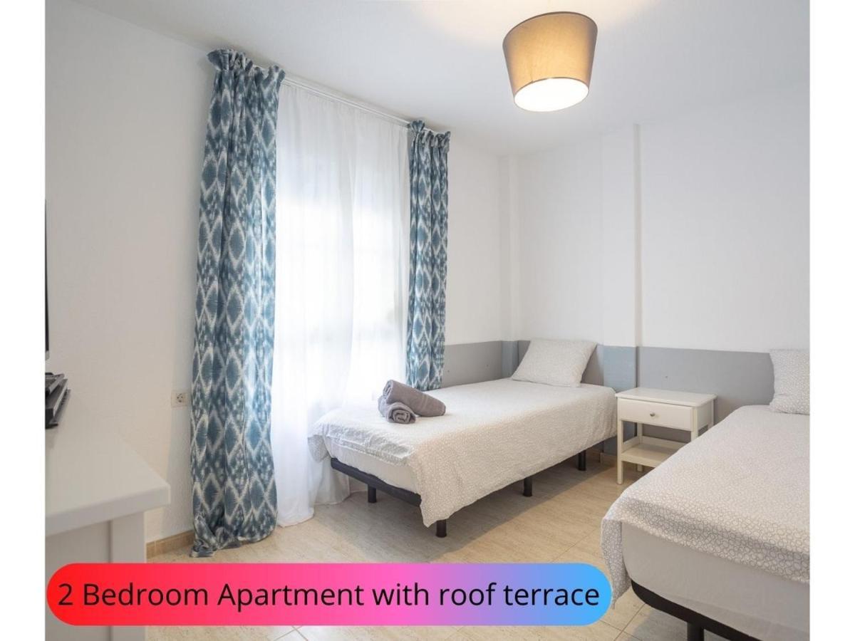 Desirable Rooftop Terrace , 2 Bedroom With Wifi In Costa Adeje Appartement *