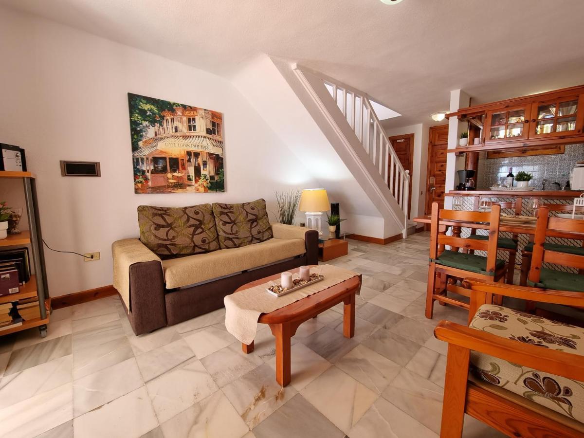 Duplex No 6 Directly At The Sea And Beach, Heated Pool, Wifi, Terrace * Playa de las Americas (Tenerife)