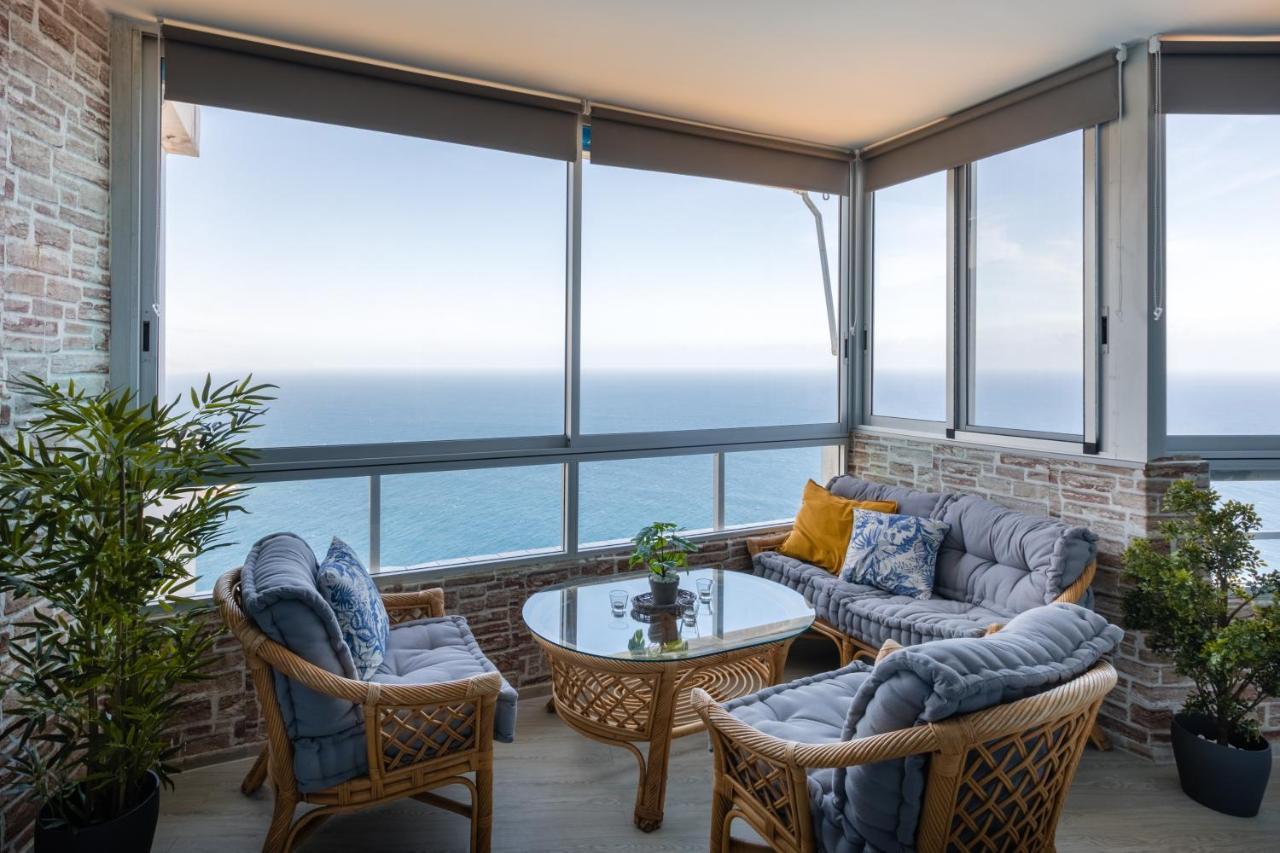Blue Dream: Panoramic View On Heights Over The Sea