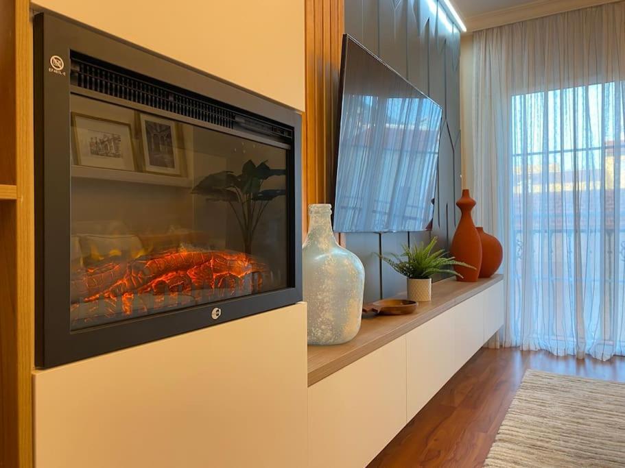 Lujoso Piso Con Chimenea Interior Apartment
