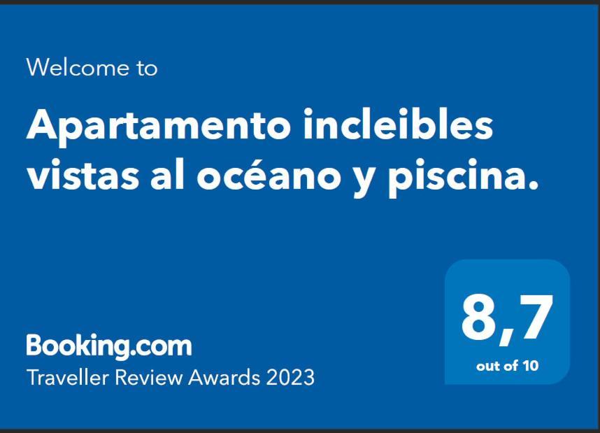 Incleibles Vistas Al Océano Y Piscina. Apartamento Acantilado de los Gigantes