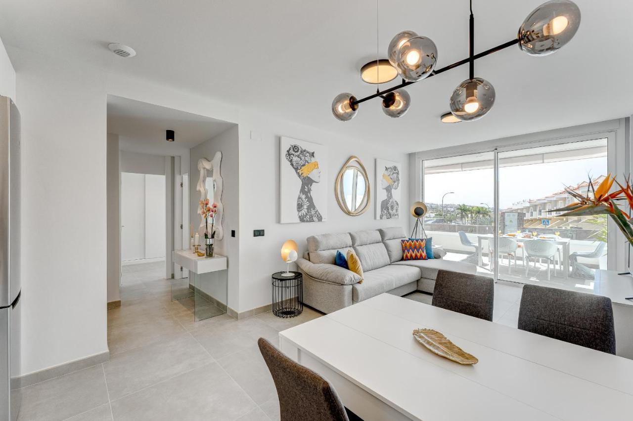 Modern New Terrazas De Costa Adeje. Heated Pool, Big Terrace And Private Parking