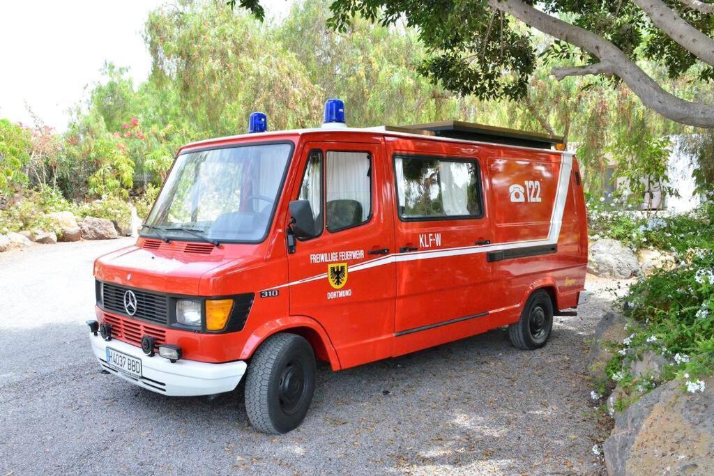 Conny, A Mercedes Firefighter Camper Camping *