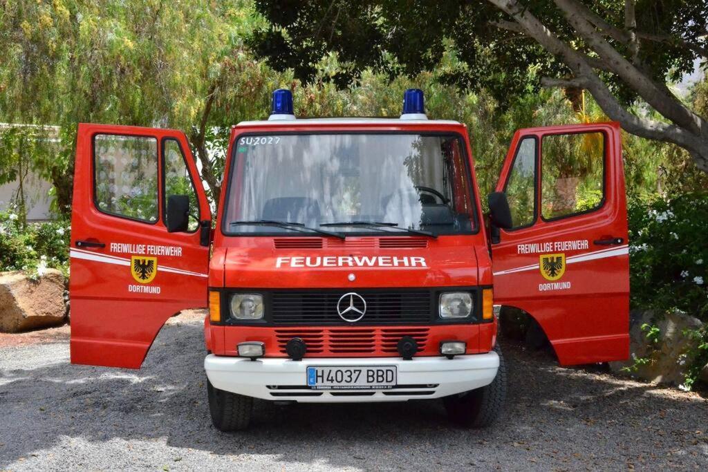 Conny, A Mercedes Firefighter Camper Camping