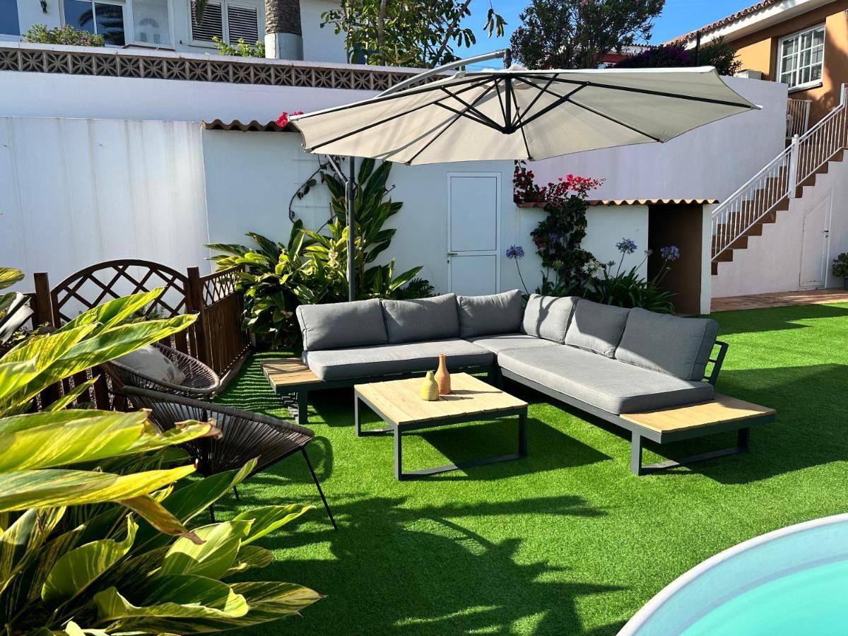 Casa Con Piscina Y Jardin Con Vistas Al Mar Puerto de la Madera
