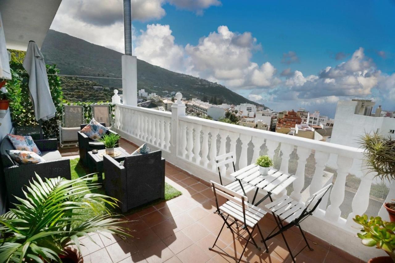 En Icod De Vinos Centrico Del Pueblo, Terraza Con Aparcamiento Cerca *
