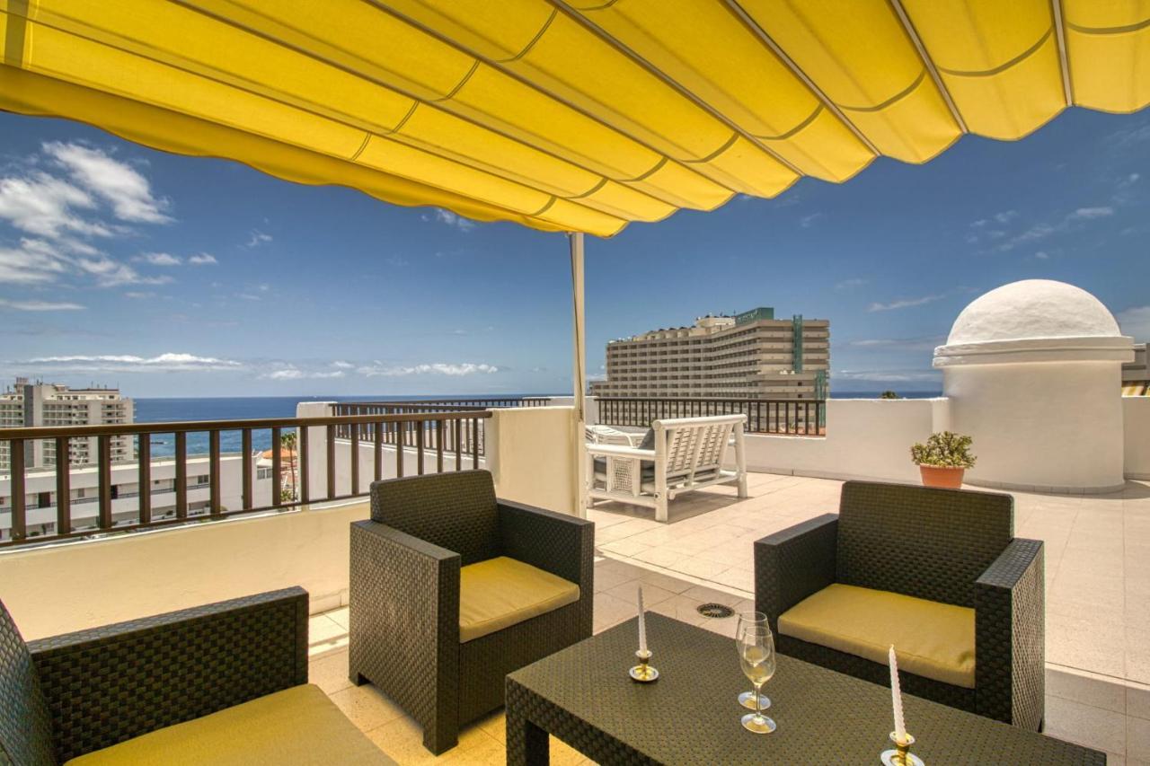 Penthouse With Magnificent Ocean Views, Jacuzzi, Pool, Nearby Beach In Tenerife South *